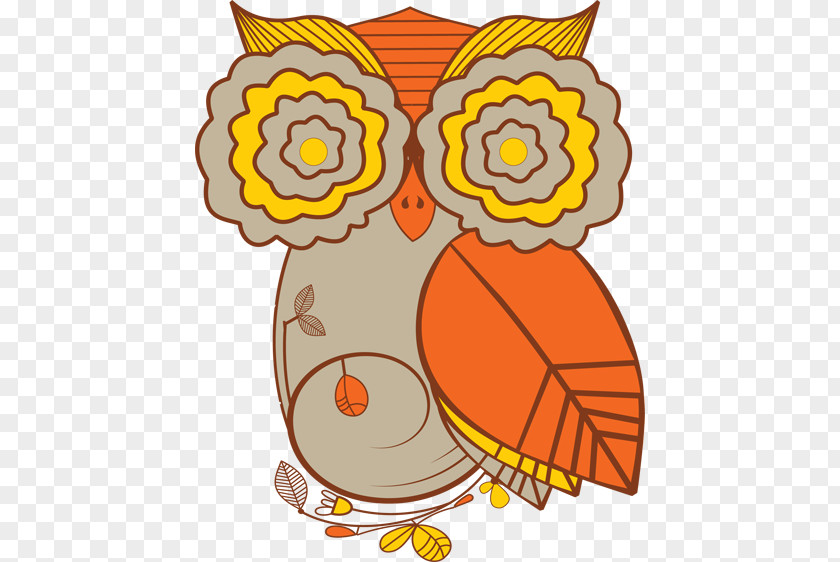Owl Fall Cliparts Bird Euclidean Vector PNG