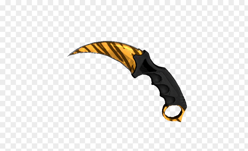 Tiger Counter-Strike: Global Offensive Knife Karambit Weapon PNG