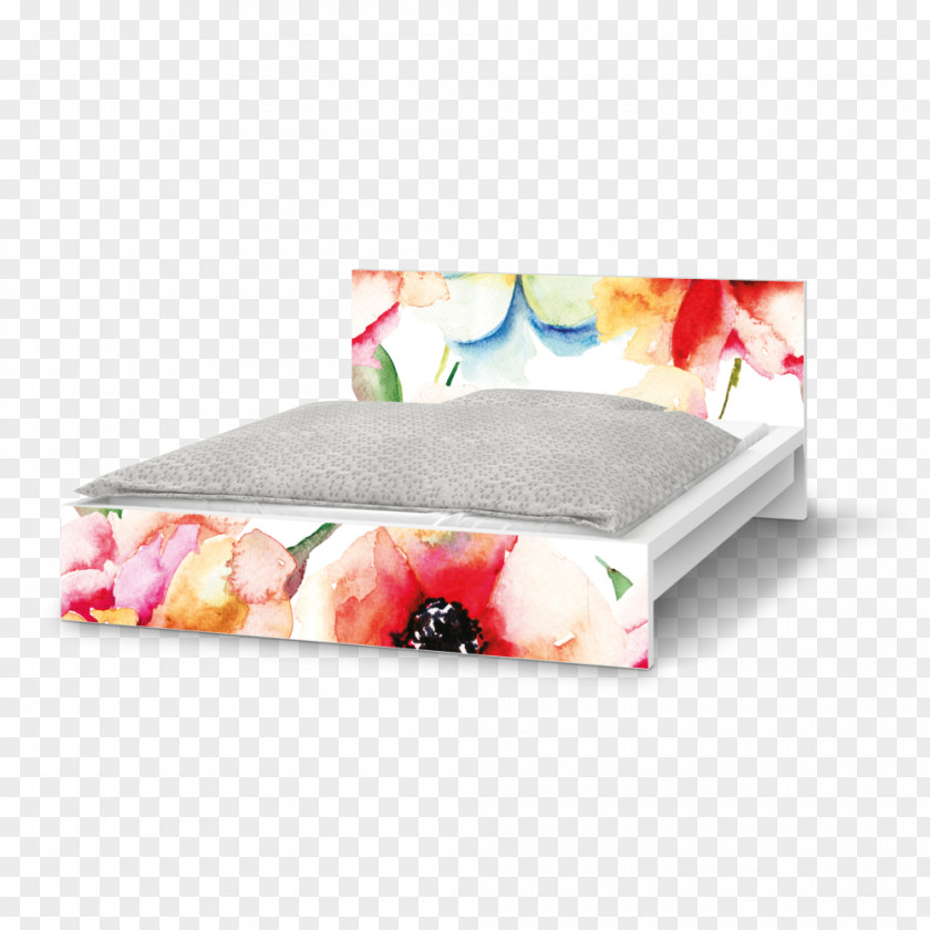 Water Color Flowers Petal Watercolor Painting Rectangle Flower Bed PNG