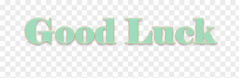 Goodluck Logo Brand Green PNG