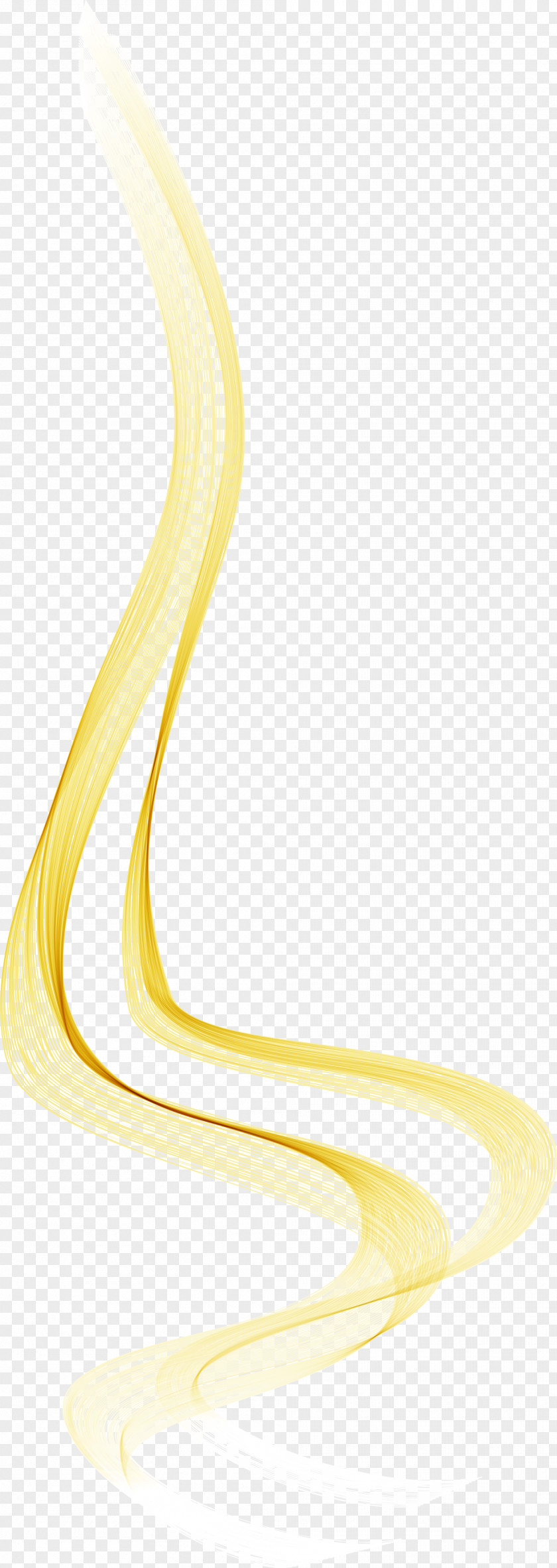 Golden Flare Curve PNG flare curve, yellow line graphic illustration clipart PNG