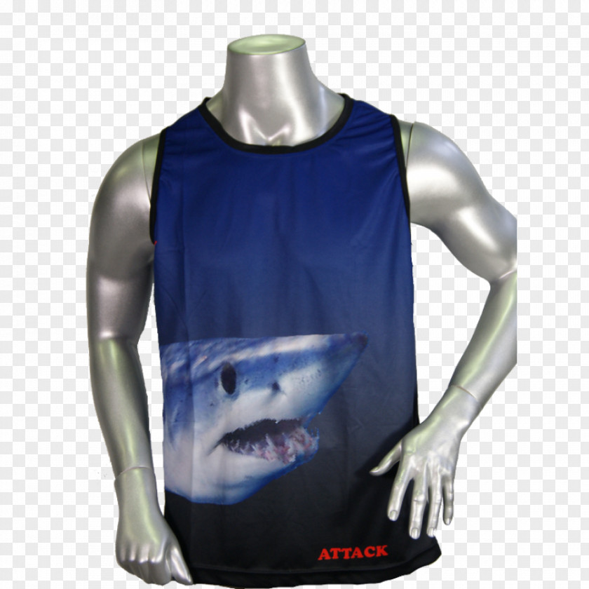 T-shirt Sleeveless Shirt Isurus Oxyrinchus Shark PNG