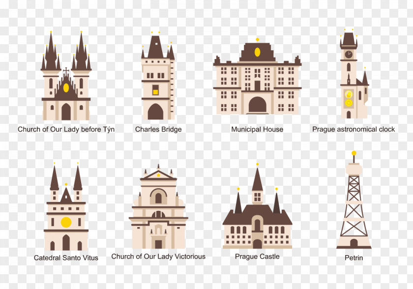 Vector Design Prague Art PNG