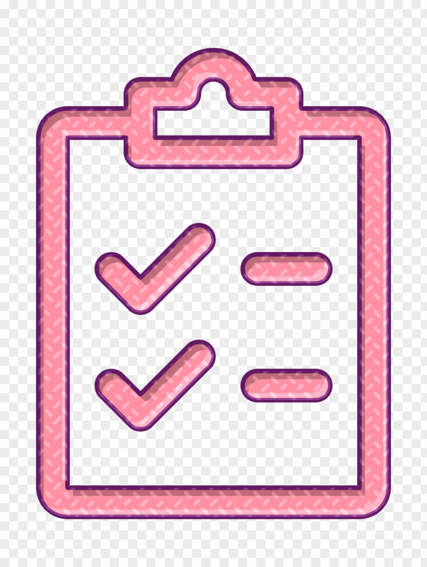 Heart Finger Shopping List Icon PNG