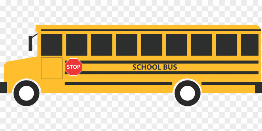 Bus School Yellow Transport PNG