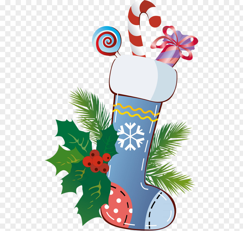 Christmas Tree Stockings Clip Art PNG