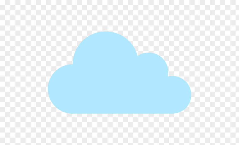 Cloud Drawing Blue PNG