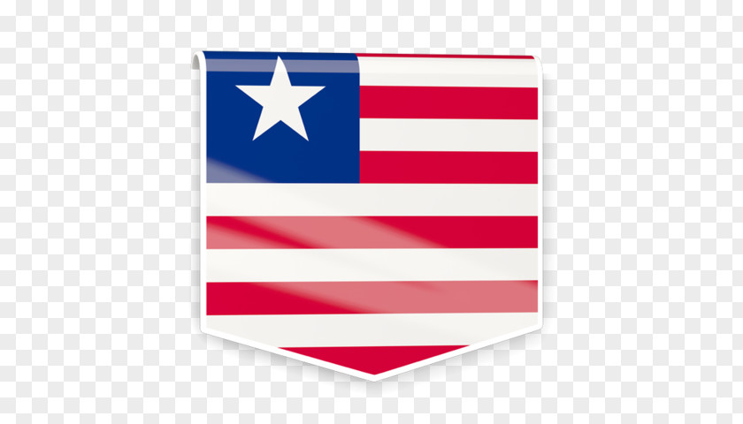 Square Label Flag Of Liberia Stock Photography PNG