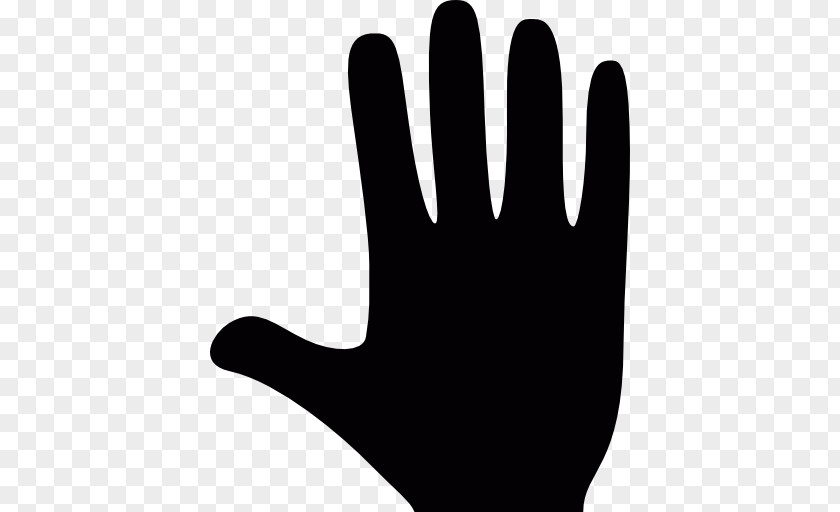 Thumb Black And White Hand Model PNG