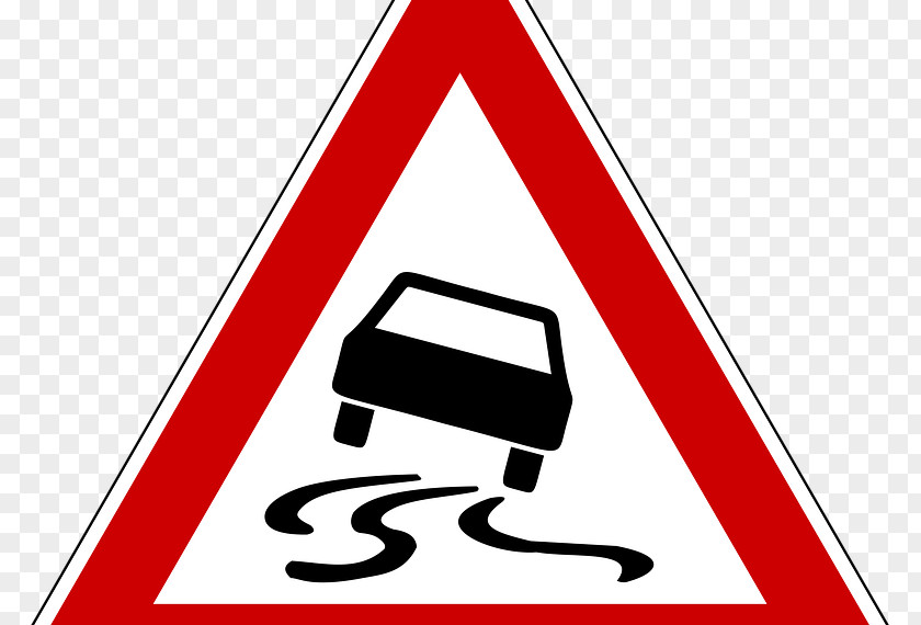 Tire Care Car Traffic Sign Skid Driving Road Safety PNG