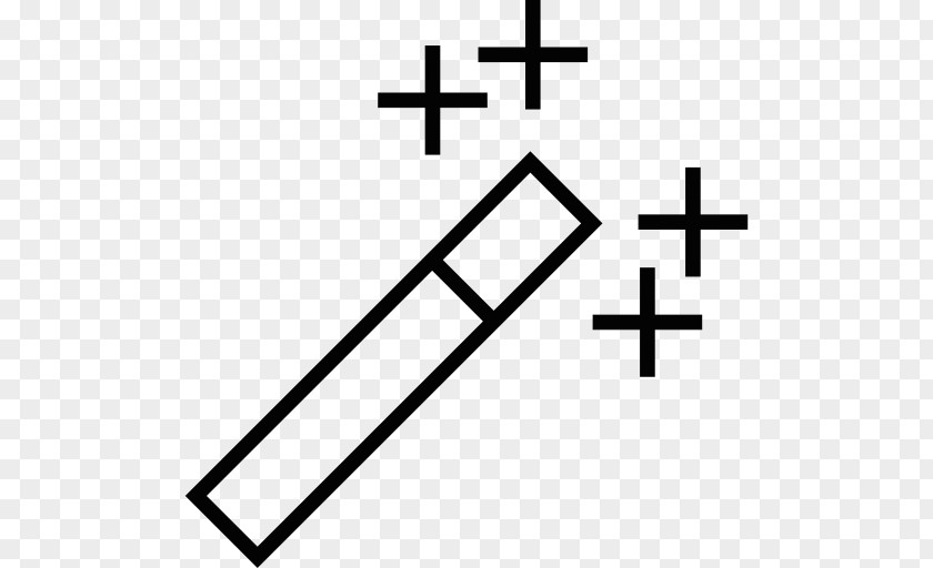 Black And White Number Cross PNG