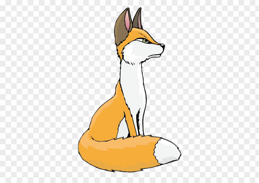Cartoon Fox Drawing Clip Art PNG