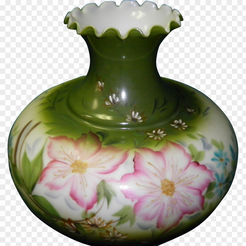 Hand-painted Lamp Ceramic Vase PNG