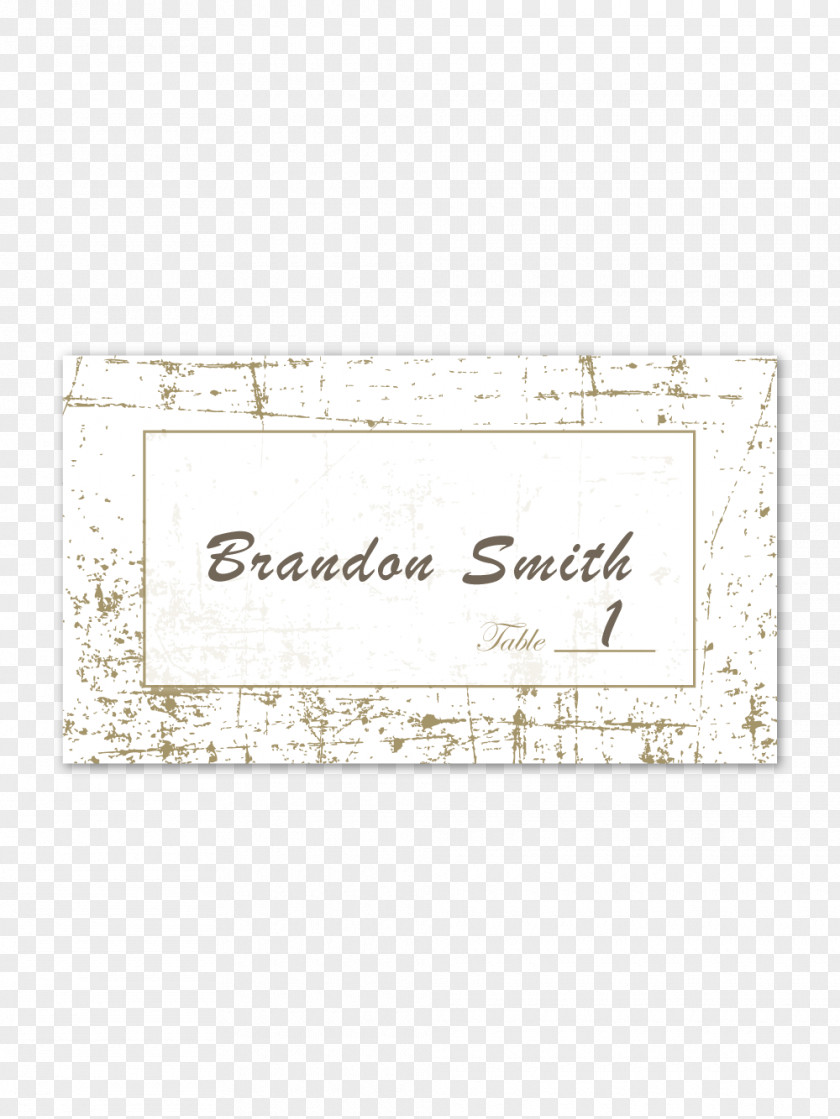 Place Card Rectangle Font PNG
