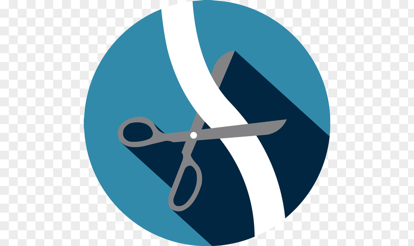 Ribbon Cutting Logo Brand Font PNG