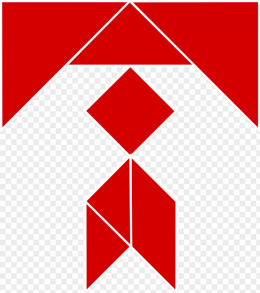 T-shirt Tangram Triangle Woman PNG