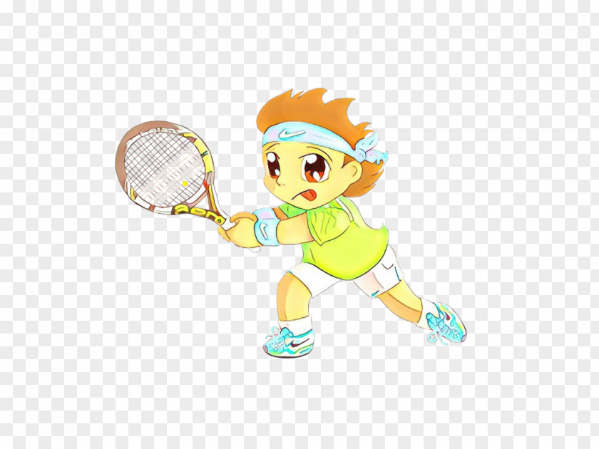Fictional Character Badminton Cartoon Tennis Player Racket Racquet Sport PNG