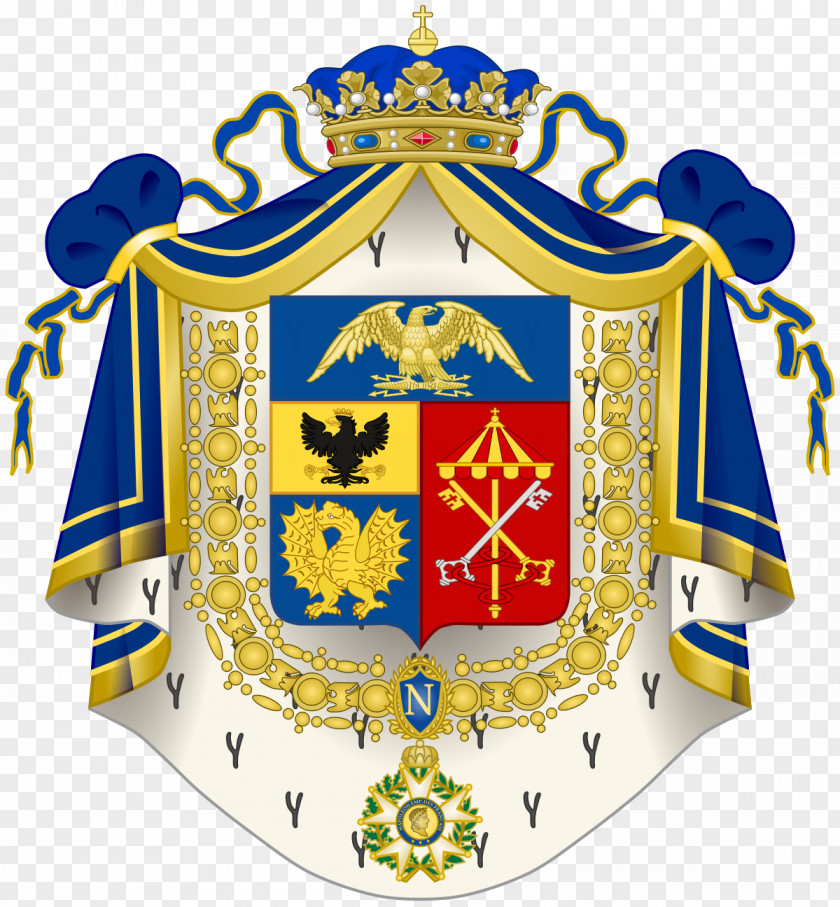 France Coat Of Arms Rossano House Borghese Prince Sulmona PNG