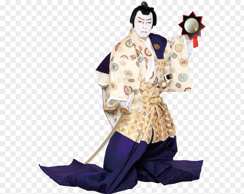Kabuki National Theatre Of Japan Theater Costume Meiji Period PNG