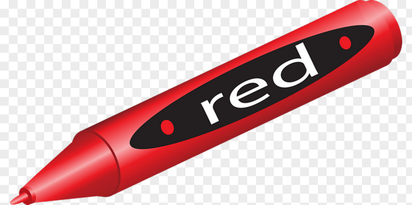 Red Marker Pen Pencil PNG