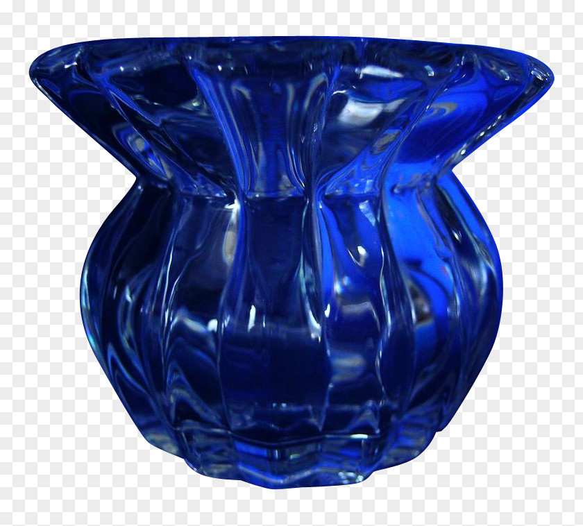 Vase Cobalt Blue Glass Product PNG