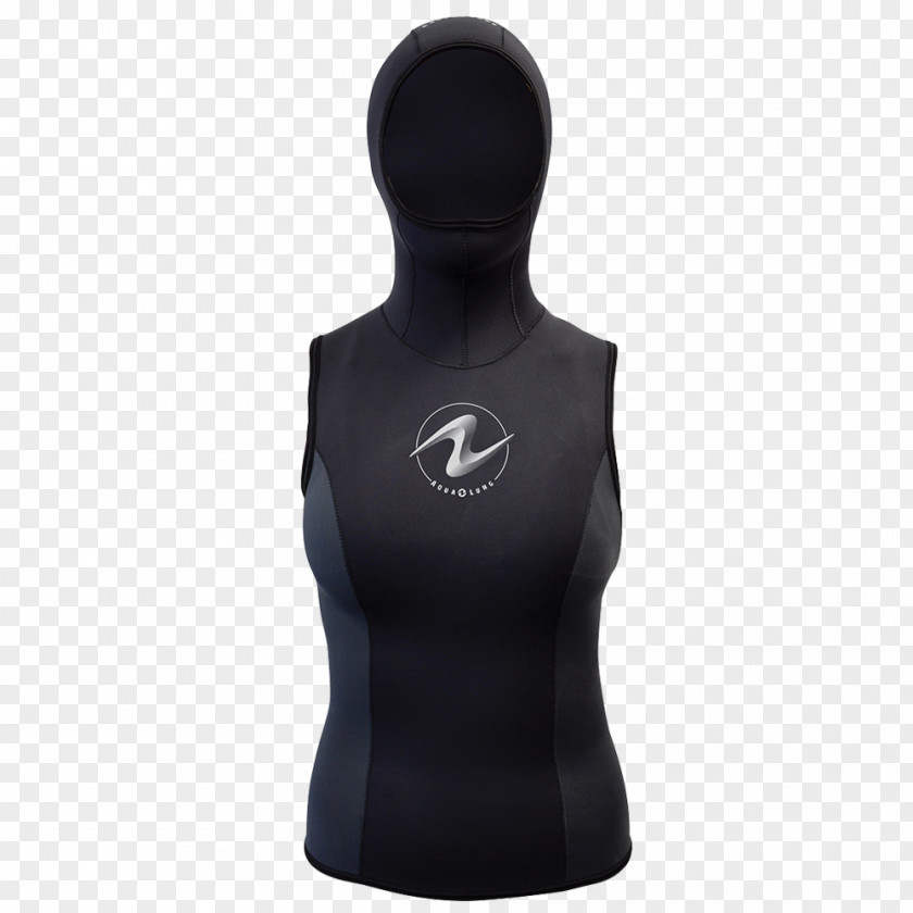 Woman Gilets Outerwear Hood Sleeve Aqua Lung/La Spirotechnique PNG