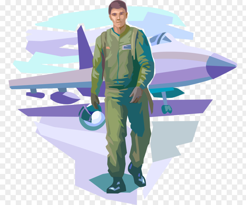 Air Force Pilot Vector Graphics Fighter Illustration Aircraft PNG
