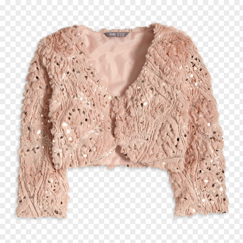 Gold Sequins Shrug Fur Clothing Cardigan Outerwear Sweater PNG