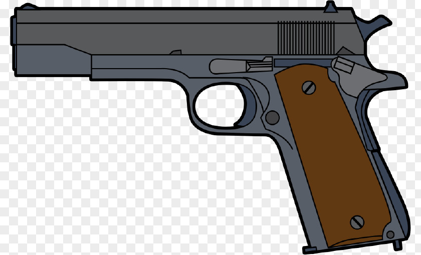 Handgun Firearm Pistol Clip Art PNG