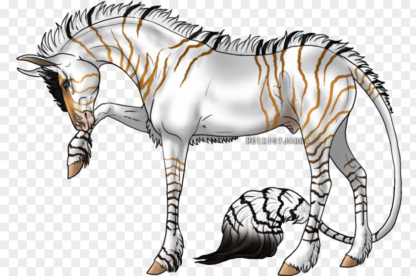 Mustang Mane Quagga Zebra Pack Animal PNG