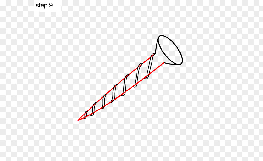Screw Cartoon Triangle Point PNG