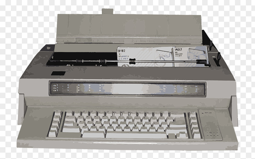 Typewriter IBM Lexmark Printer Inkjet Printing PNG