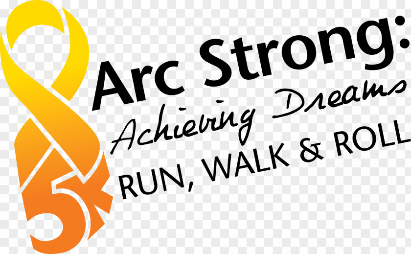 Arc Of Luzerne County Logo Brand 5K Run Walking Font PNG
