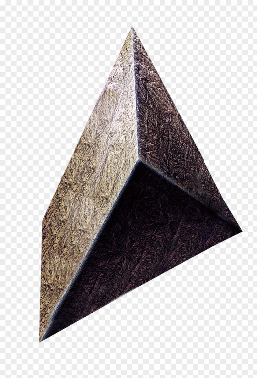 Stone Triangle Wood PNG