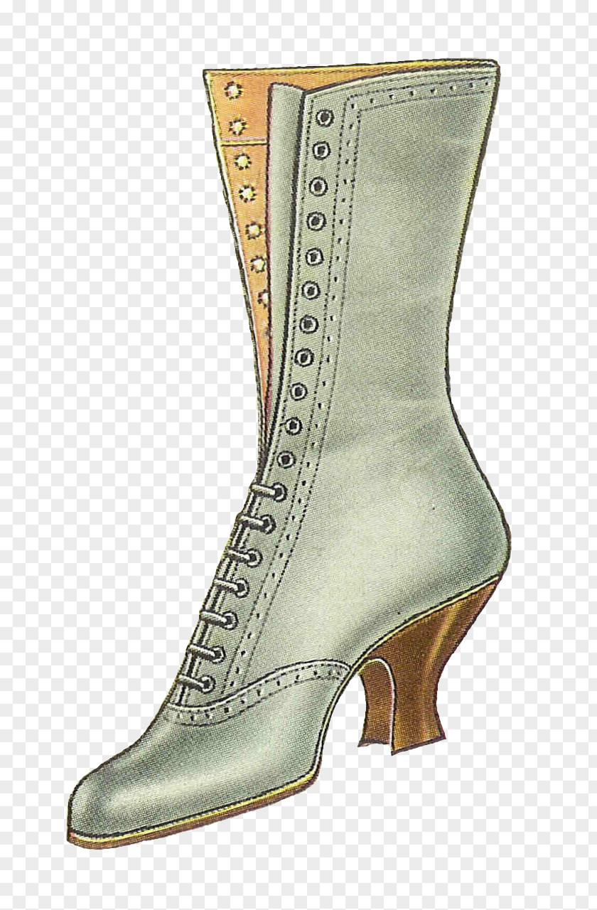 Boot Fashion Vintage Clip Art PNG