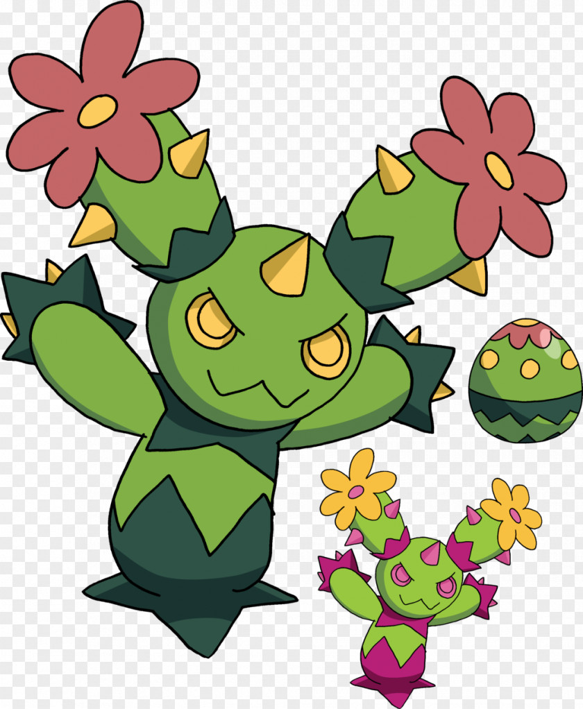 Cacnea Maractus Pokémon Types Pokédex PNG