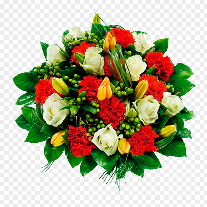 Floral Flower Bouquet Lily Birthday PNG