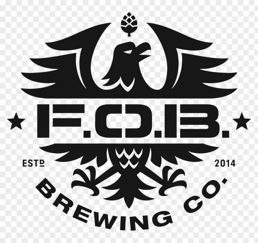 Logo FOB Forward Operating Base Brewing Company Main Brewery PNG
