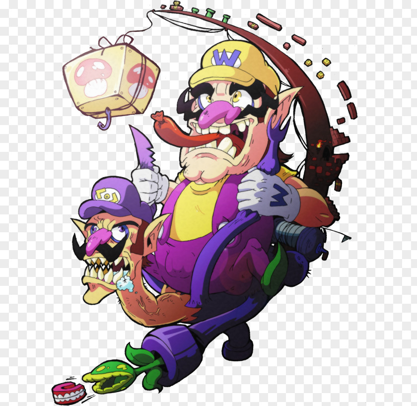 Luigi Mario Kart 7 Waluigi New Super Bros PNG