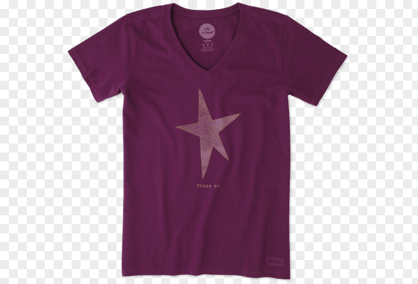 Shine Star T-shirt Shoulder Sleeve Angle PNG