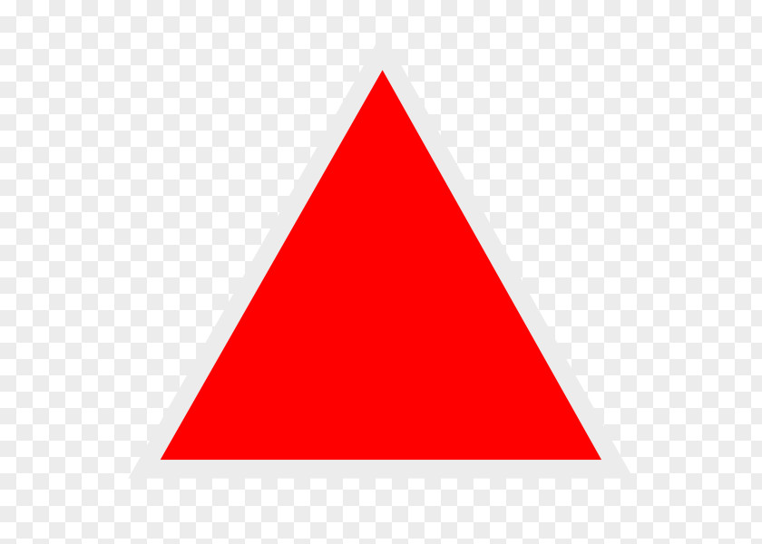 Triangulo Triangle Red Clip Art PNG