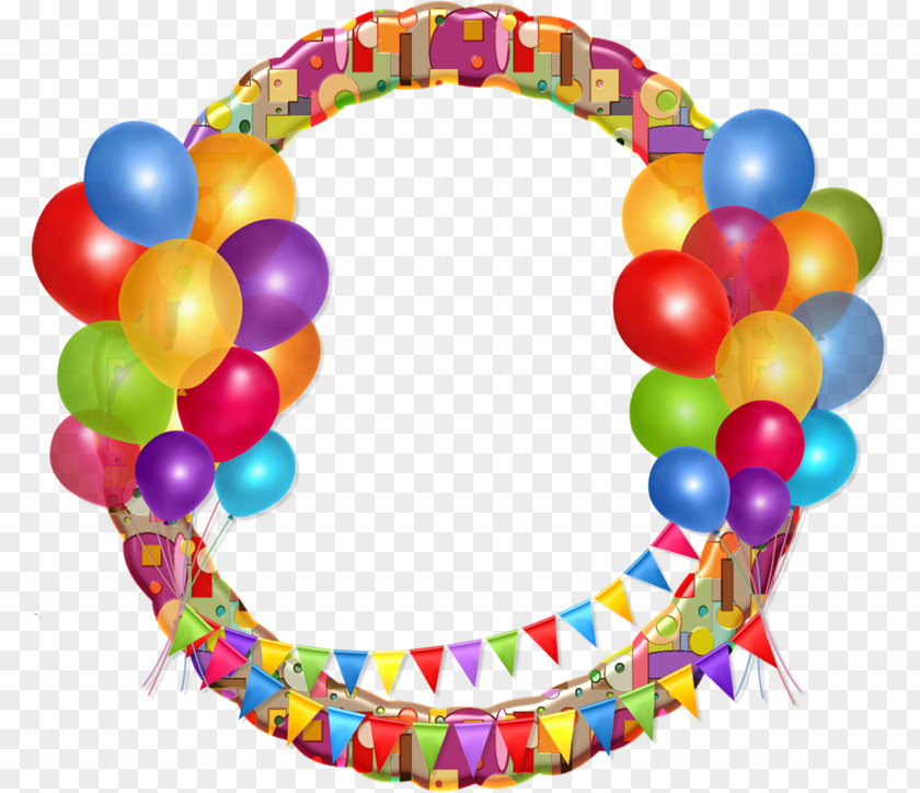 Birthday Borders And Frames Balloon Clip Art PNG