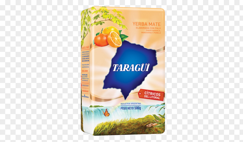 Citricos Del Litoral / Citrus Flavor 1.77 Oz Tea Taragüí ArgentinaOrange Fruit Leaf Chef Masterpiece Taragui Loose Yerba Mate Con Palo PNG