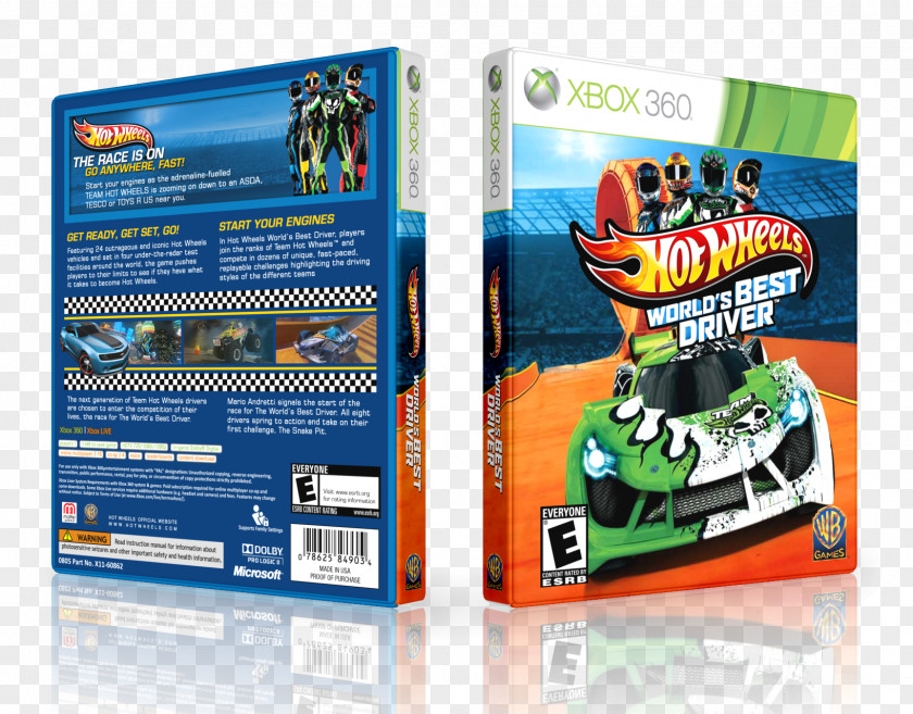 Hot Wheels Wheels: World's Best Driver Track Attack Cars 2 Xbox 360 PlayStation 3 PNG