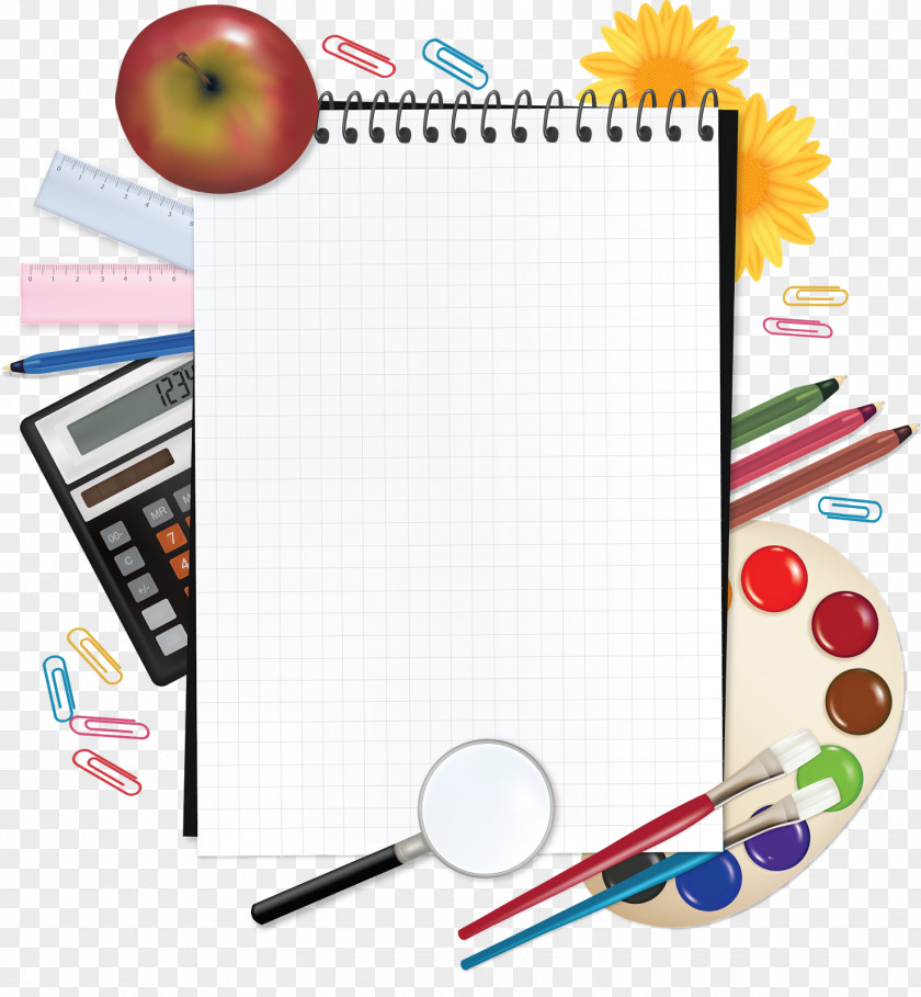 On The Back School Supplies Student First Day Of Vector Graphics PNG
