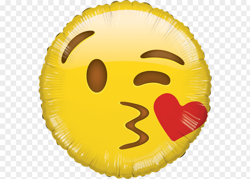 Balloon Mylar BoPET Smiley Emoji PNG
