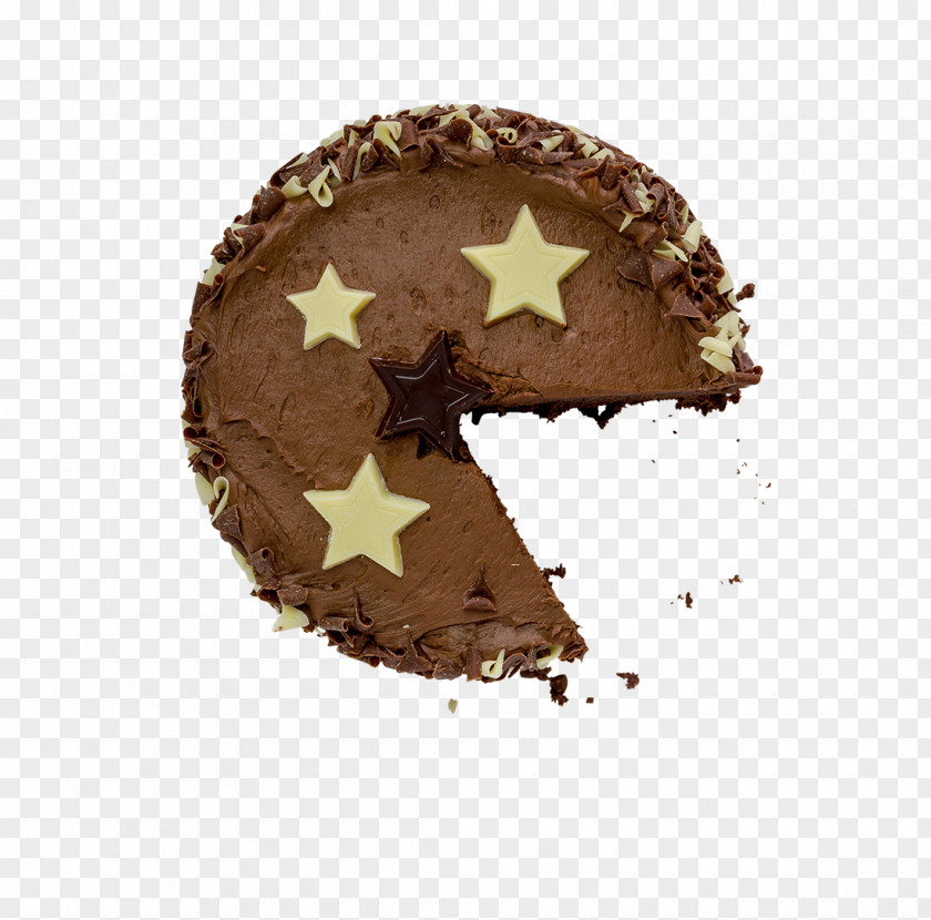 Star Chocolate Cake Cupcake Birthday Project PNG
