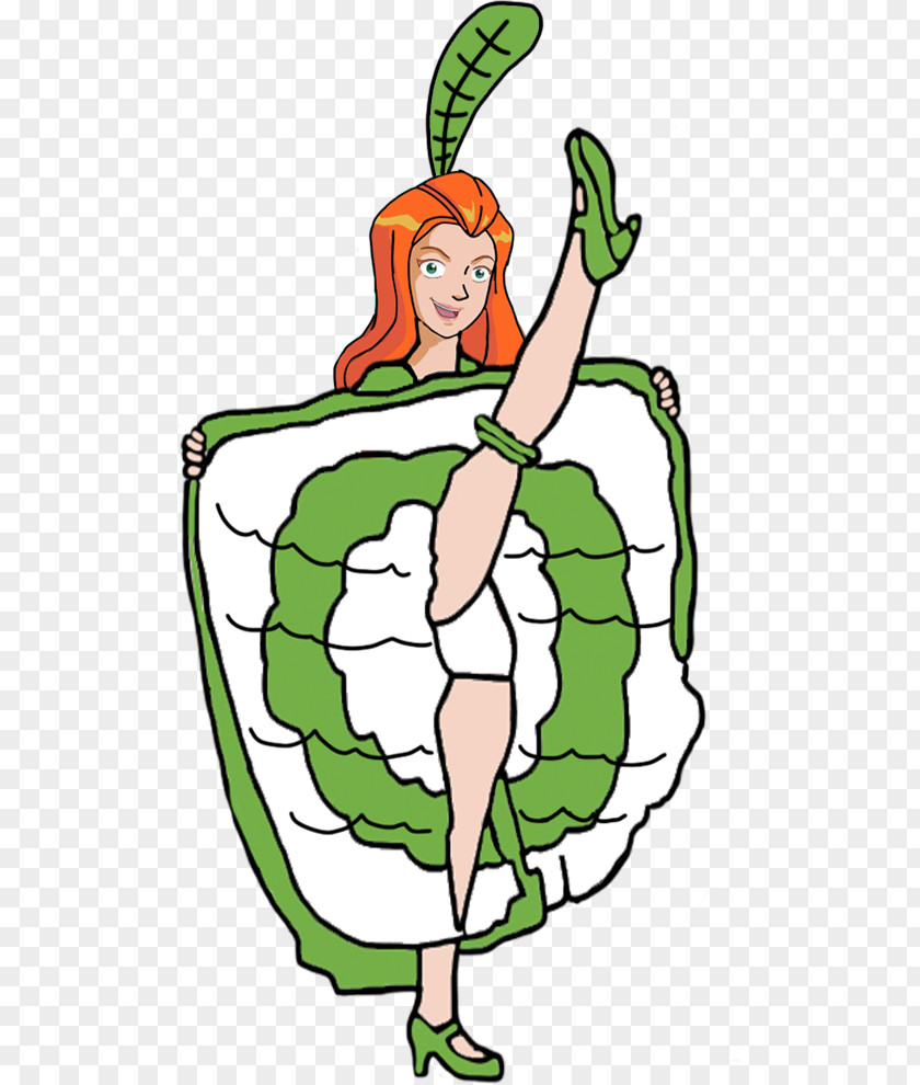 Totally Spies Can-can Dance Leaf Petticoat Clip Art PNG