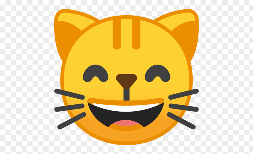 Android Oreo Cat Face With Tears Of Joy Emoji Kittens Smile PNG