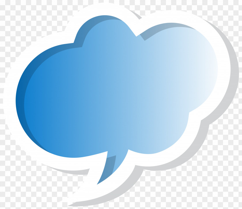 Bubble Speech Cloud Blue Clip Art Image Sky Heart Wallpaper PNG